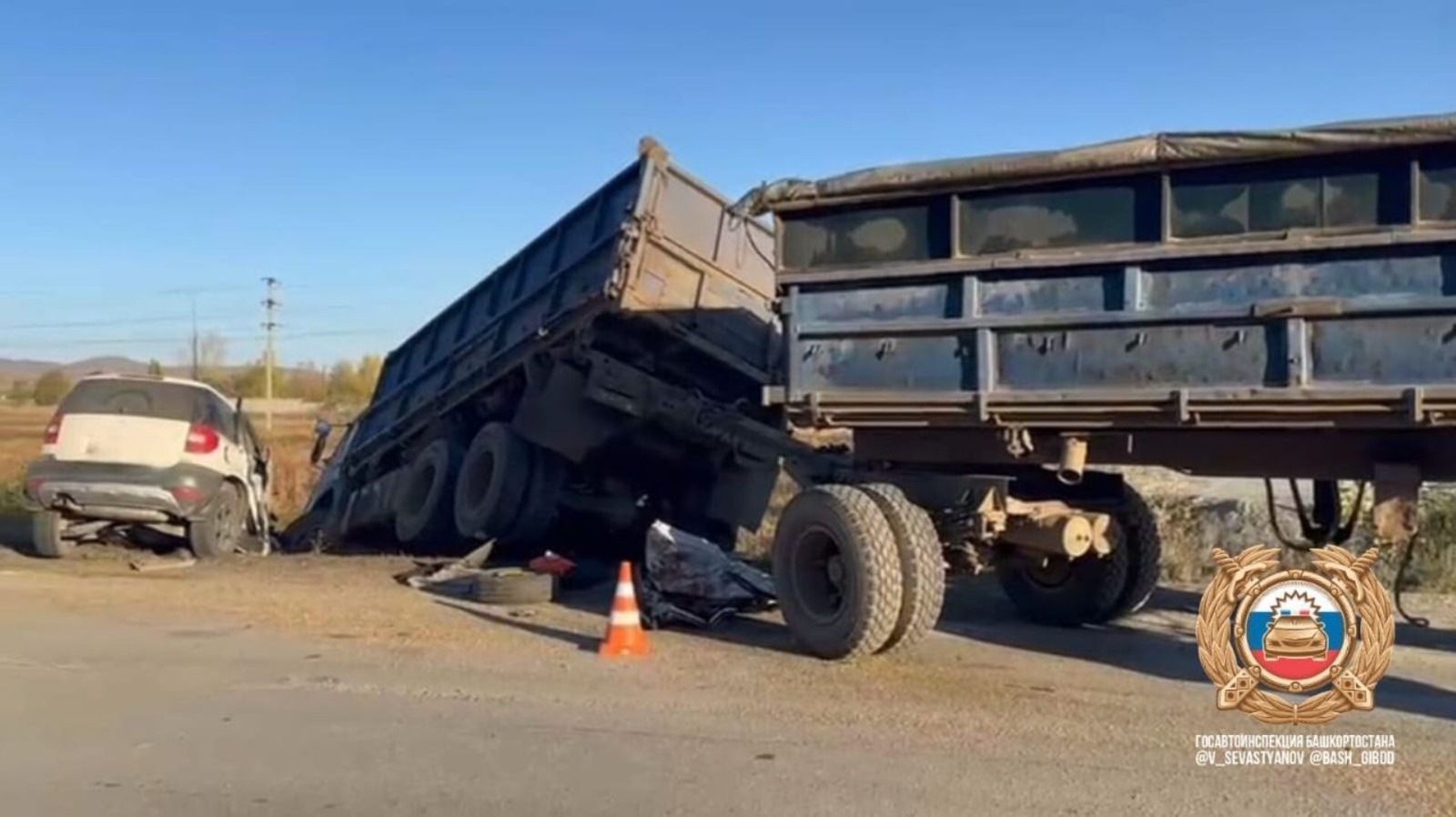 Сибайҙа бер юлы өс кеше КаМАзға бәрелеп һәләк булған