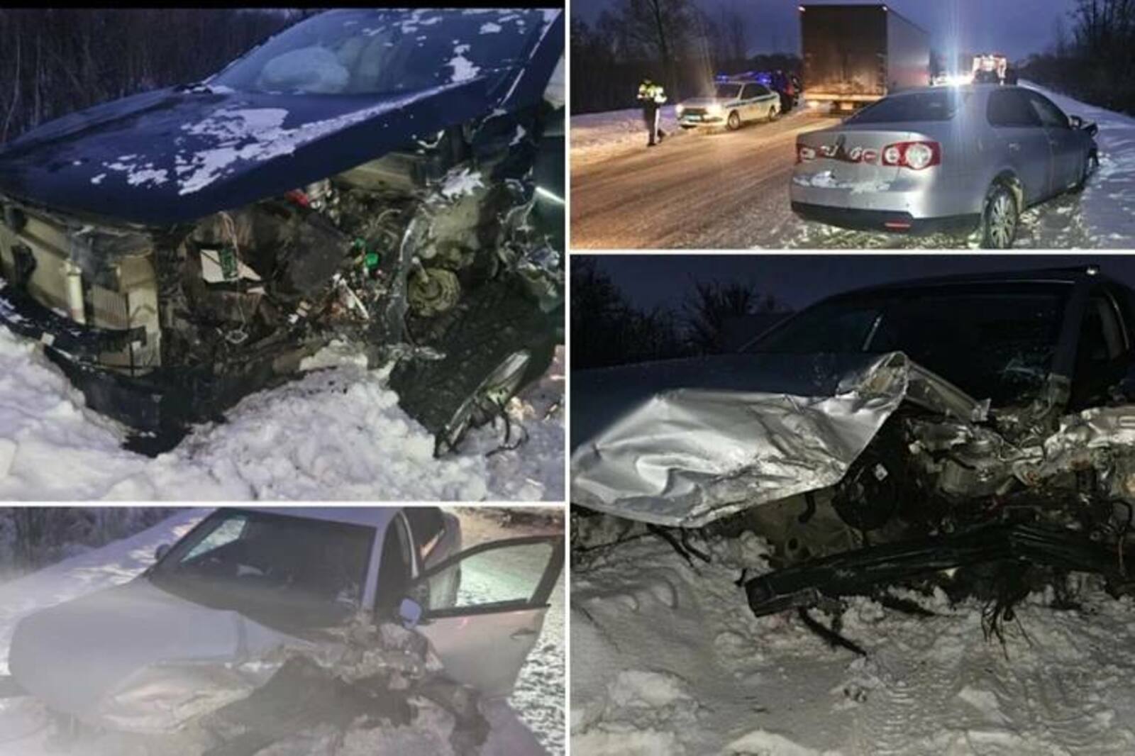 Столкнулись на «встречке»: ДТП с двумя иномарками на трассе в Башкирии