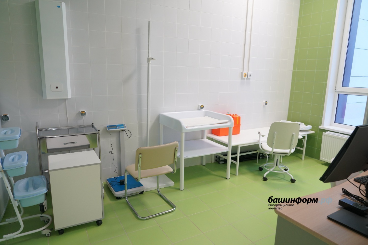 В башкирском Благовещенске возвели новую детскую поликлинику по нацпроекту