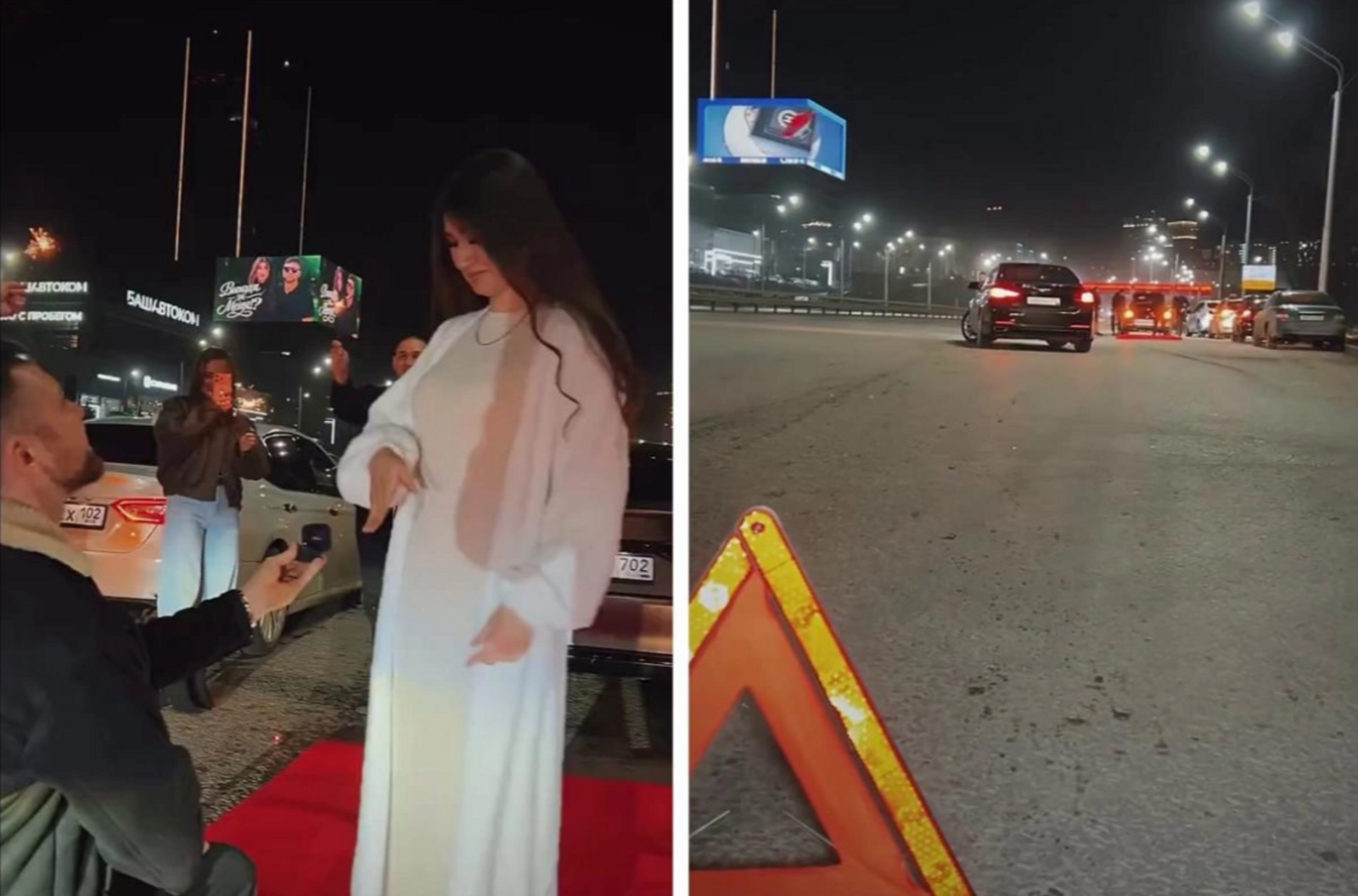 Уфимец перекрыл Салаватку, чтобы сделать предложение любимой