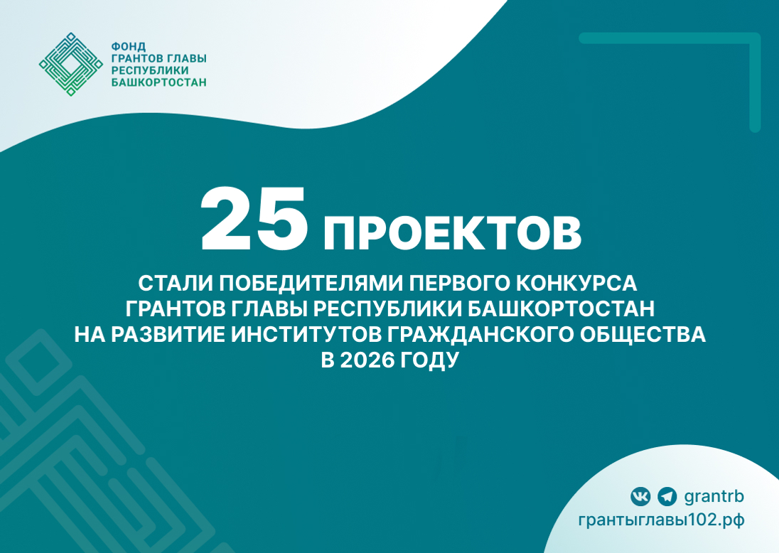 Объявлены победители первого конкурса Главы Башкортостана