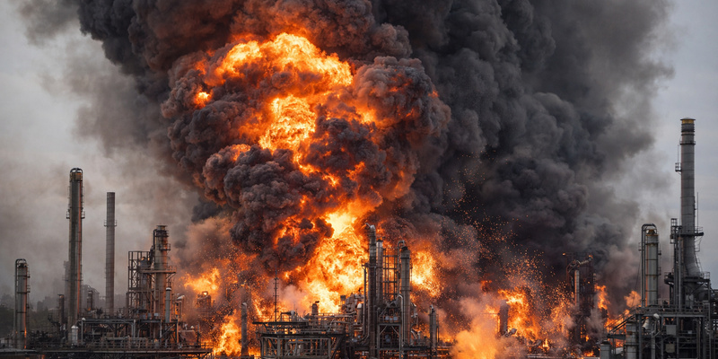 При сильном взрыве на "Нижнекамскнефтехиме" пострадали десятки человек