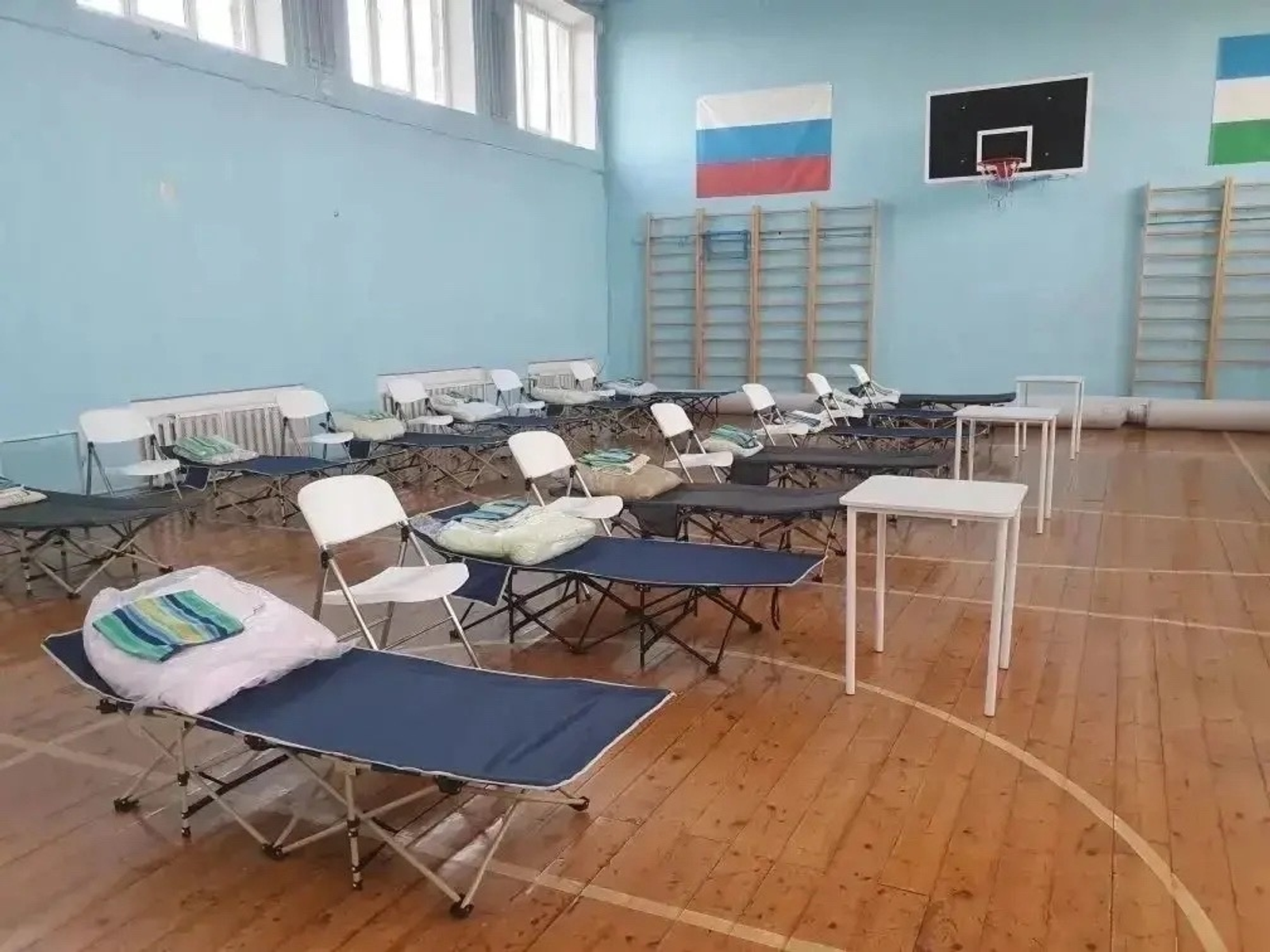 Өфөлә зыян күргән йортта йәшәүселәр өсөн ваҡытлыса урынлаштырыу пункты асылған