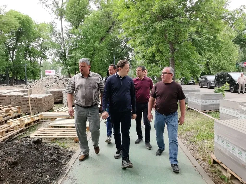 В Стерлитамаке благоустраиваются общественные территории