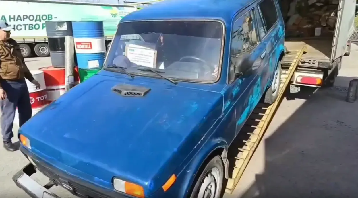 Очередной гумконвой из Башкирии привёз бойцам автомобиль и мотоциклы