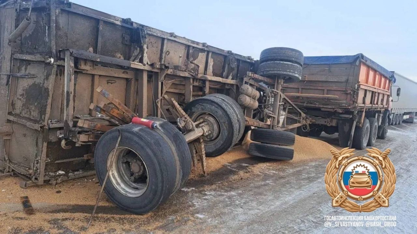 В Башкирии произошло смертельное ДТП с двумя «КамАЗами»