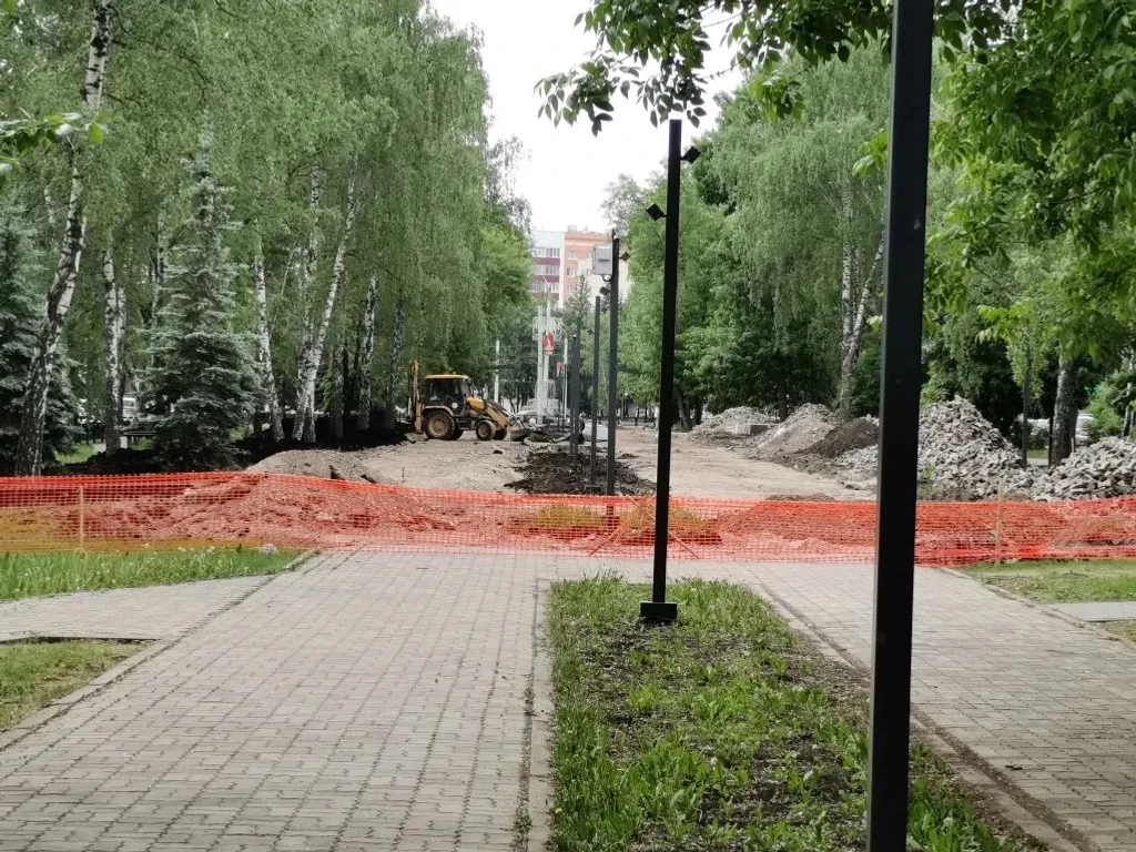 В Стерлитамаке благоустраиваются общественные территории